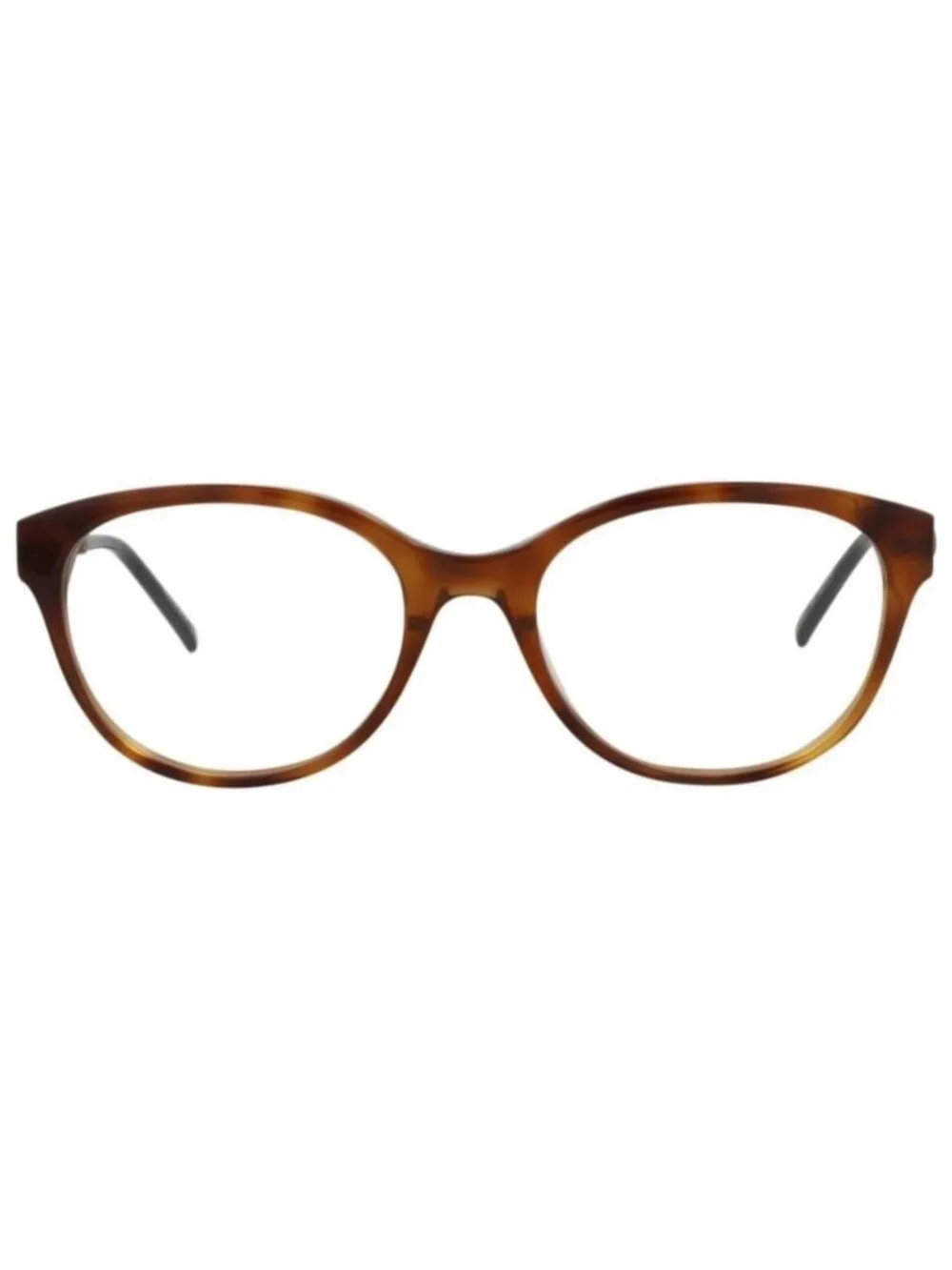 New Gucci Womens Cat Eye Havana Gold Transparent Fashion Designer Eyeglasses